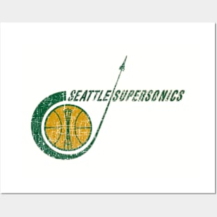 Seattle SuperSonics 60s Vintage Posters and Art